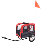 FLAMINGO FLAMINGO Hondenfietskar Romero 59,5x43x51 cm rood - afbeelding 2