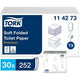 Tork toiletpapier t3 114273 premium gevouwen 2laags wit 19x11cm doos a 7560 vel (114273)