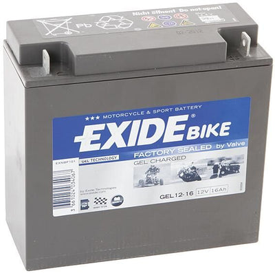 Exide batterie g12-16 battery g12-16 gel din 51616
