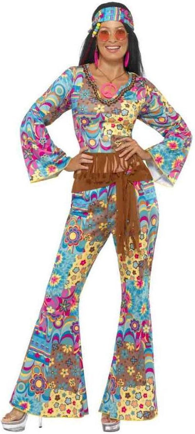 Smiffys hippy flower power costume