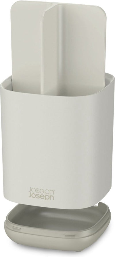 Joseph joseph tandenborstel organizer, met 3 verdeelvakken, antislip, kunststof, grijs - | easystore