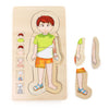 Small foot - houten lichaamspuzzel jongen, 29st.