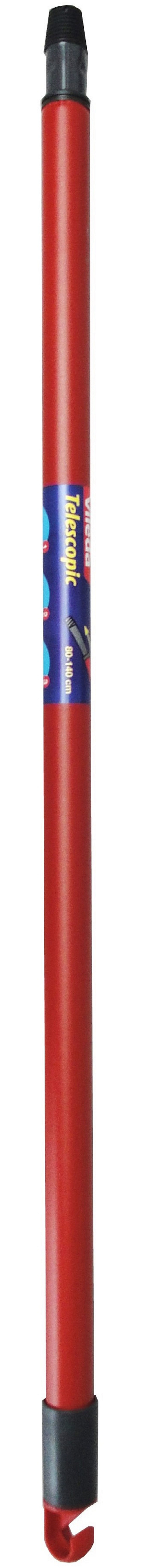 Vileda telescopische steel 80-140cm met ophanghaak en schroefdraad