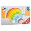 Small foot - houten bouwblokken regenboog xl, 14dlg.