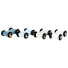 Small foot - houten autobaan blauw met 4 auto's