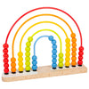 Small foot - houten motoriekspiraal regenboog
