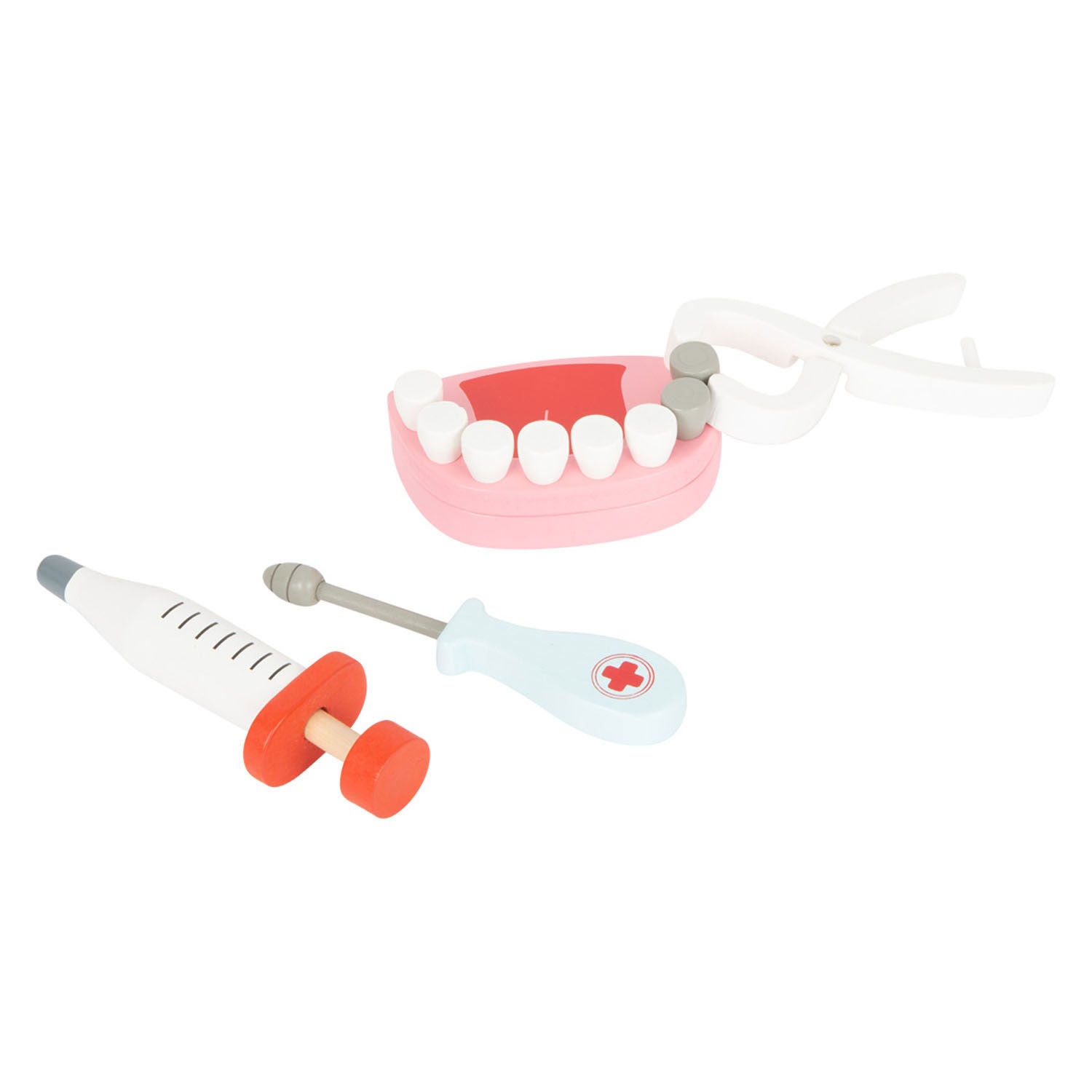 Small foot - houten dokter en tandarts 2in1 set in koffer