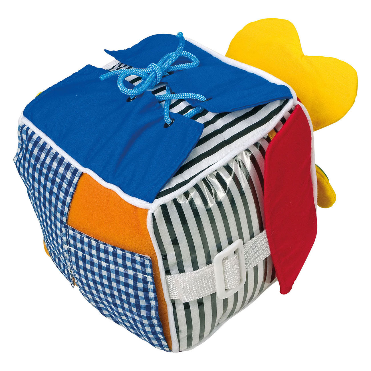 Small foot - baby kubus natuur pluche