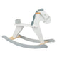 Small foot - houten schommelpaard skandi wit