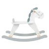Small foot - houten schommelpaard skandi wit