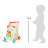 Small foot - houten baby walker loopwagen kleurrijk