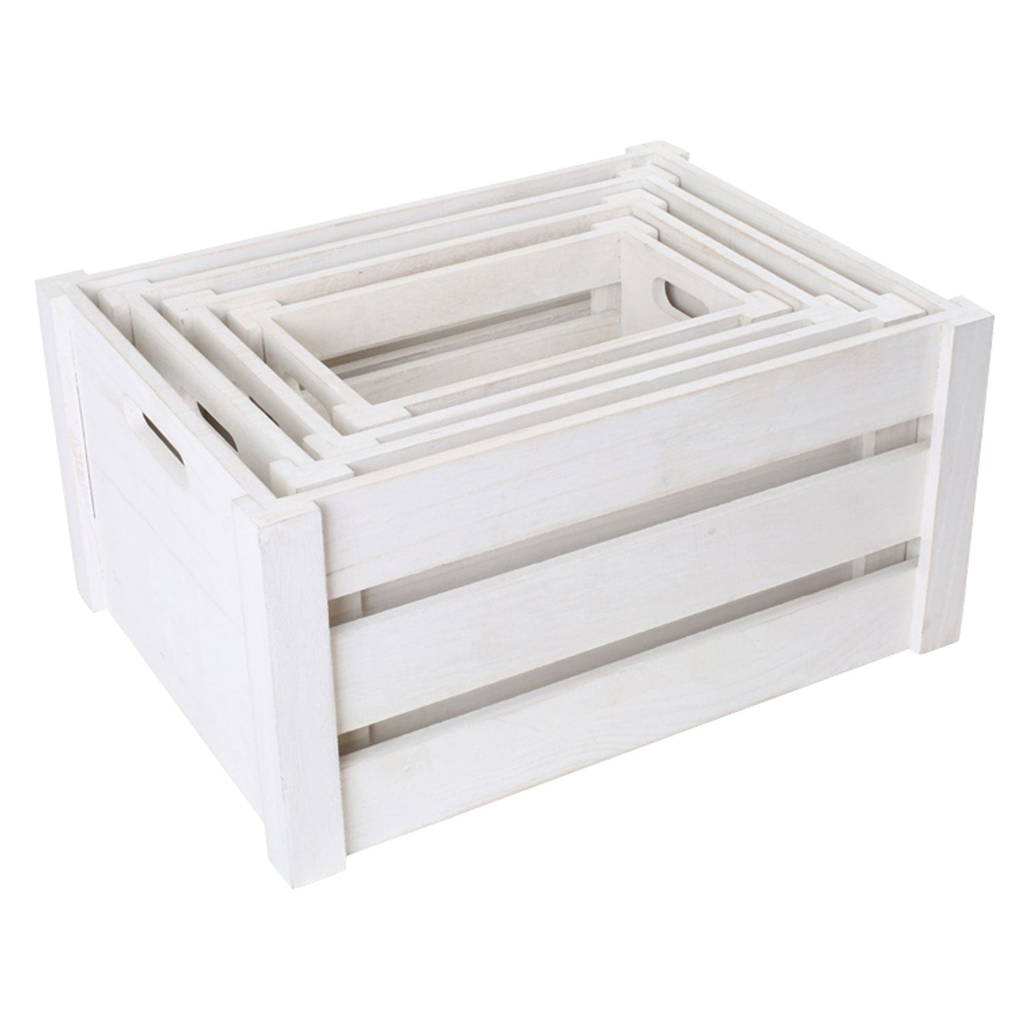 Small foot - houten opbergkistjes, set van 4