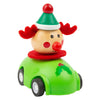 Small Foot Houten Pull-back Kerstauto