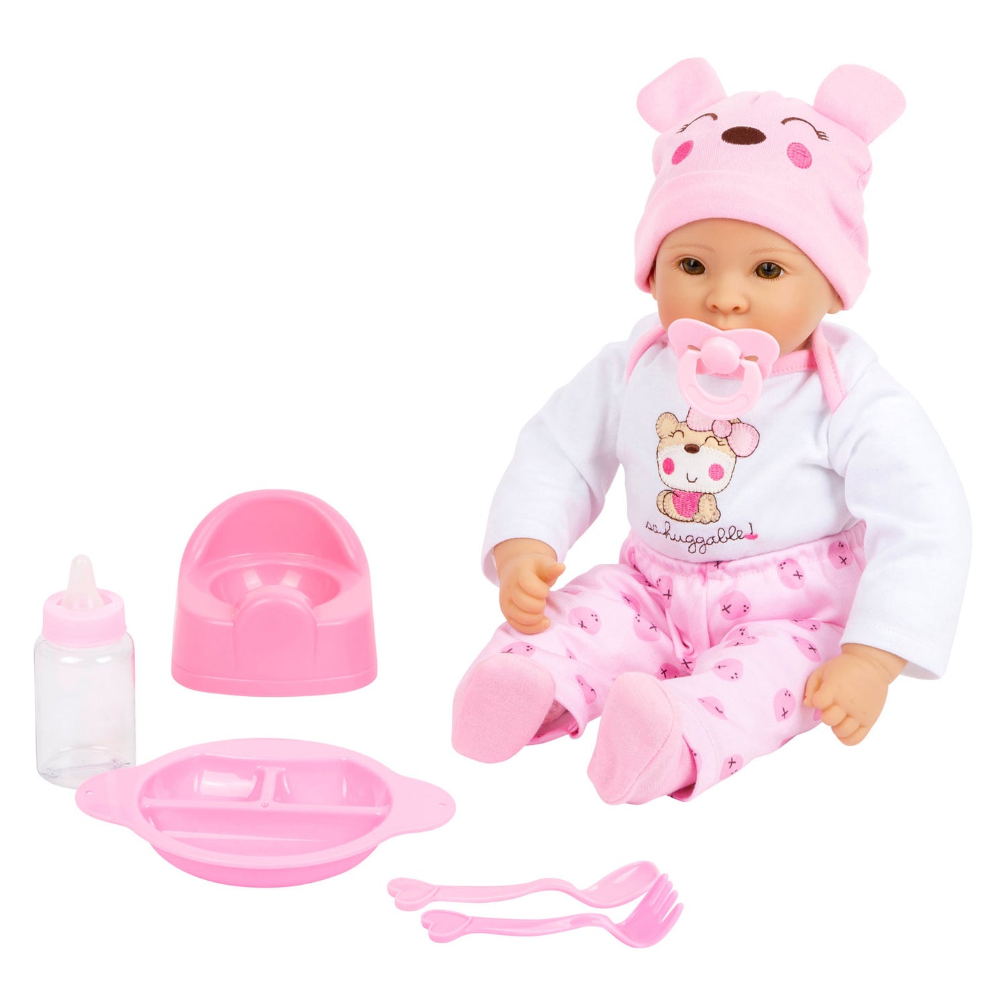 Small foot - babypop marie met accessoires, 7dlg.