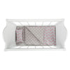 Small foot poppenbed met beddengoed junior 50 x 30 cm hout wit