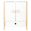 Small foot - houten poppen kledingkast little button met hangers , 3dlg.