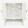 Small foot - houten poppen kledingkast little button met hangers , 3dlg.