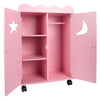 Small foot - houten poppen kledingkast roze