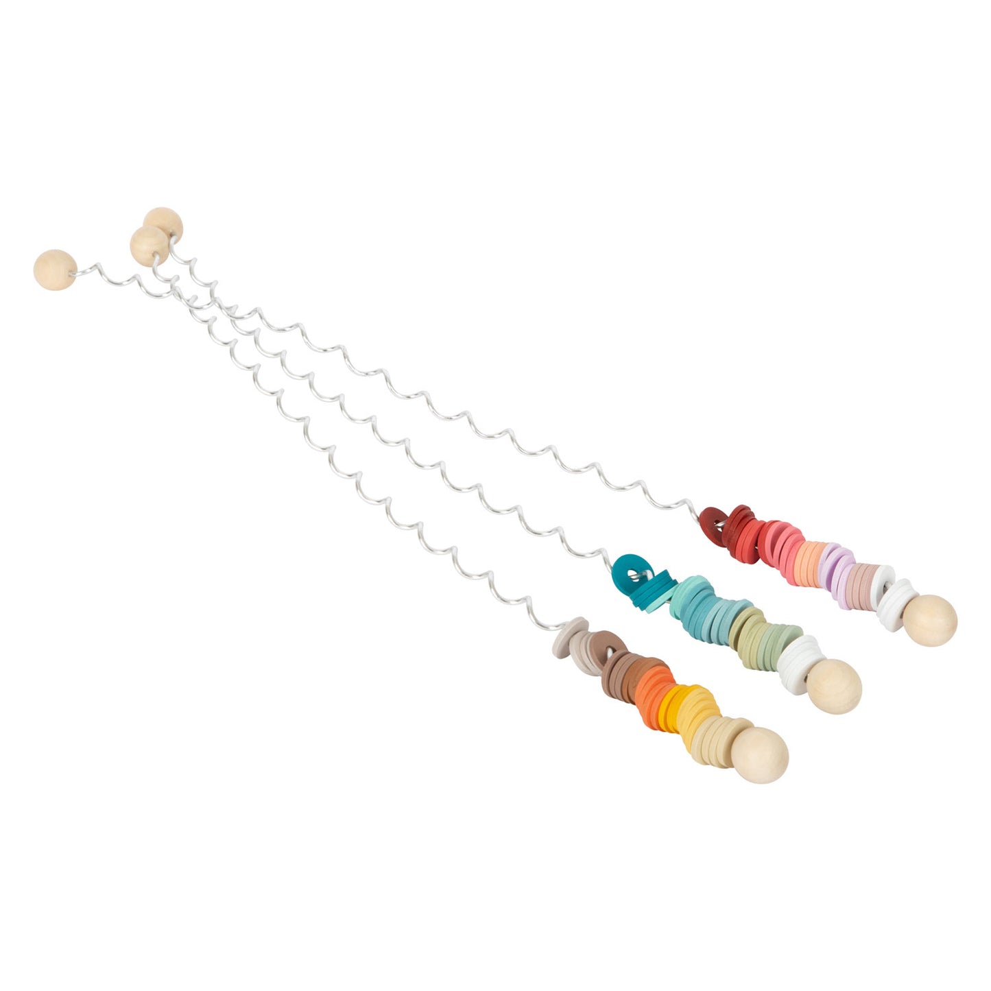 Small foot - houten spiraalbaan met gekleurde schijven