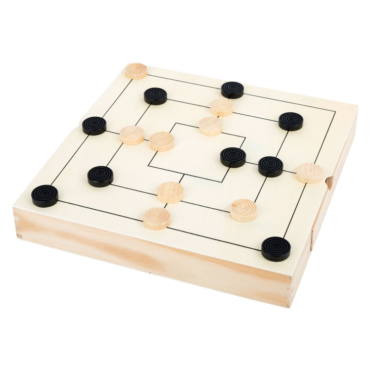 Small foot - spellendoos 3in1 schaken dammen molenspel