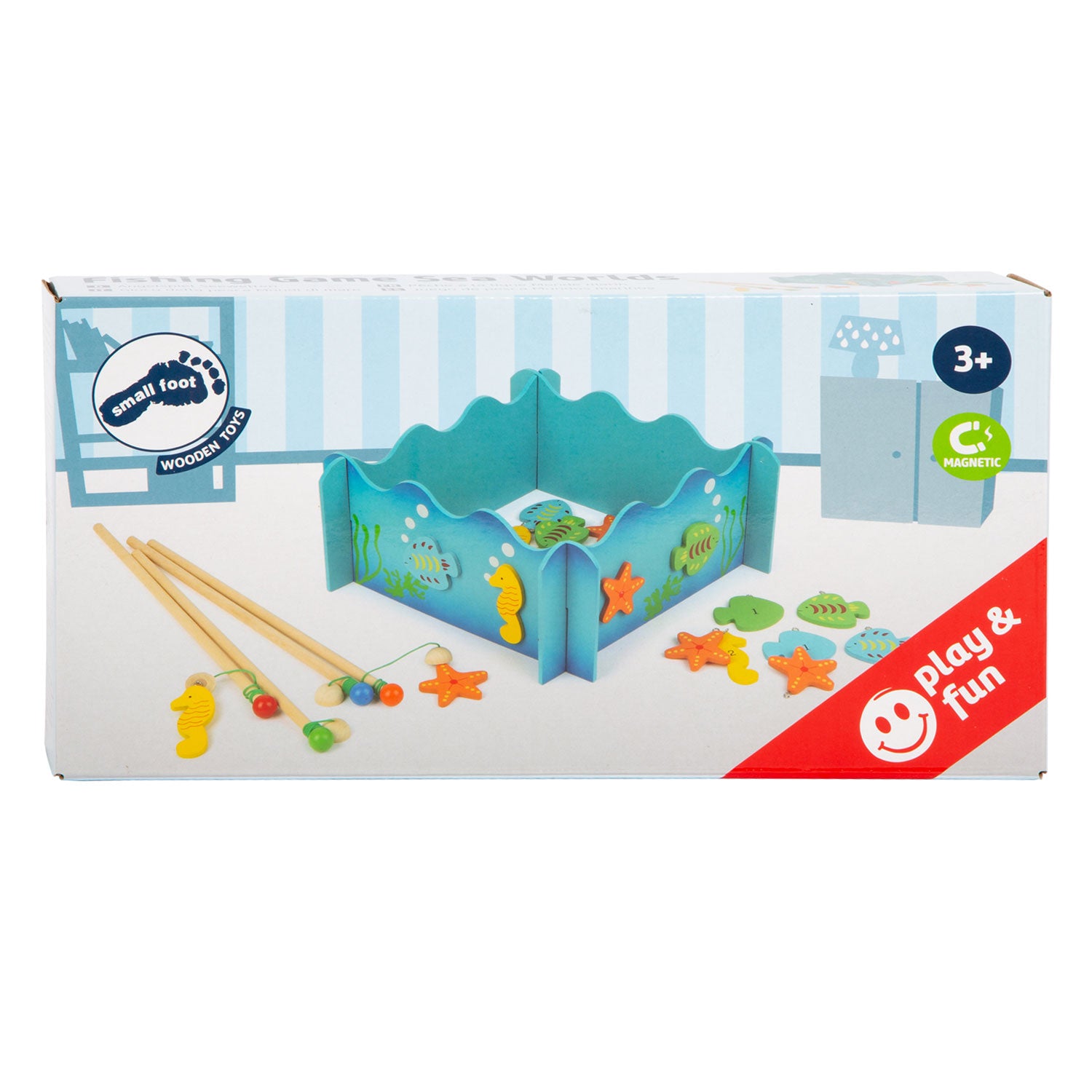 Small foot - houten vishengelspel oceaan