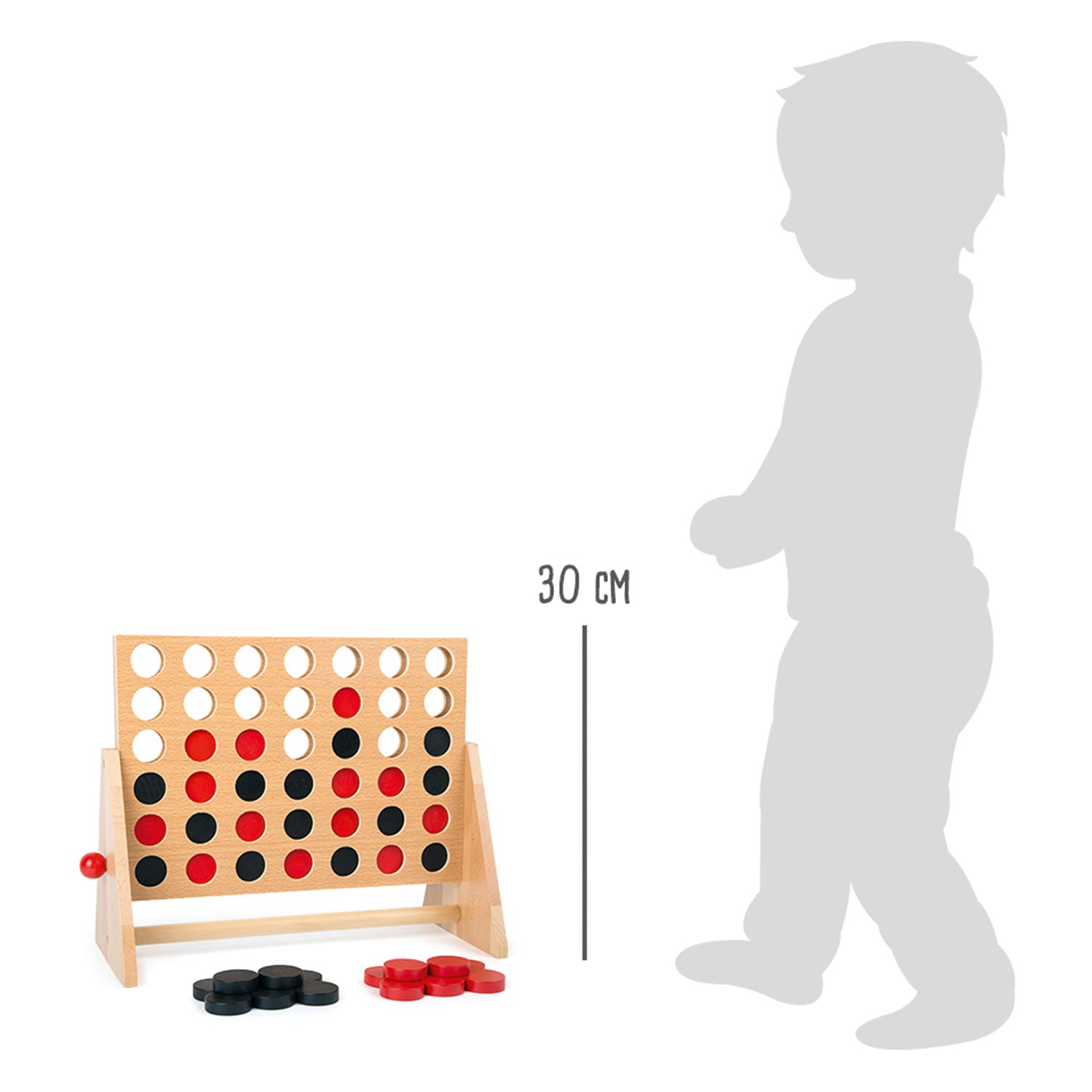 Small foot - houten spel 4 op een lijn