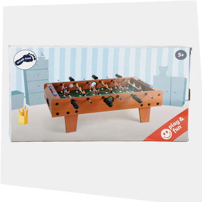 Small foot - houten tafelvoetbal bruin klein