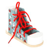 Small foot - houten rijgschoen met veter