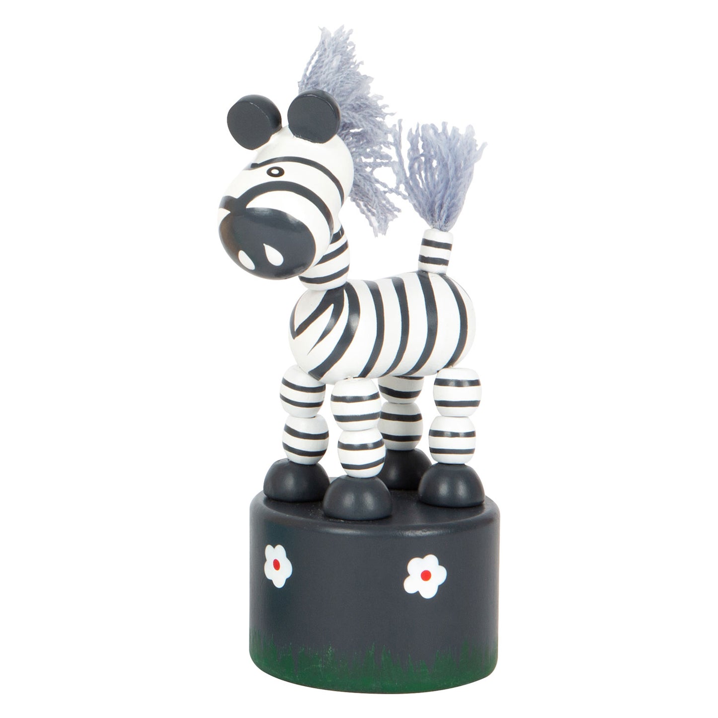 Small foot - houten drukfiguur wilde dieren, set van 6