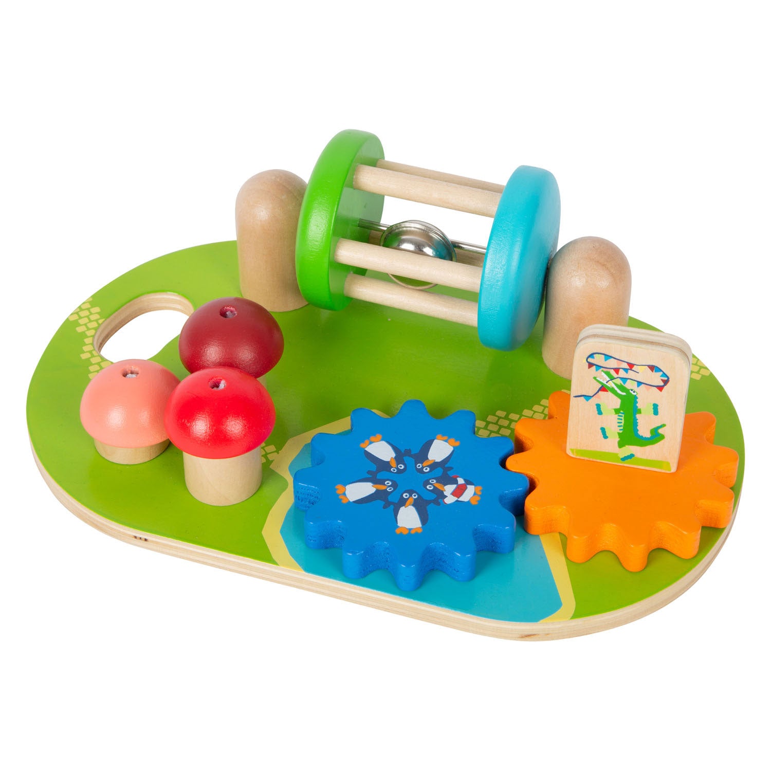 Small foot - houten themapark activeitenbord