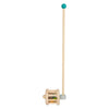 Small foot - houten duwfiguur rammelaar