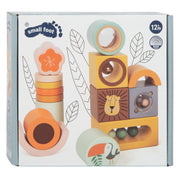 Small foot - houten ontdekblokken safari, 12dlg. - afbeelding 2