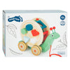 Small foot - houten trekfiguur vormenstoof slak, 6dlg.