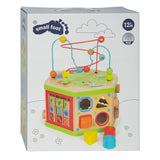 Small foot - houten activitetenkubus met motoriekspiraal safari - afbeelding 2