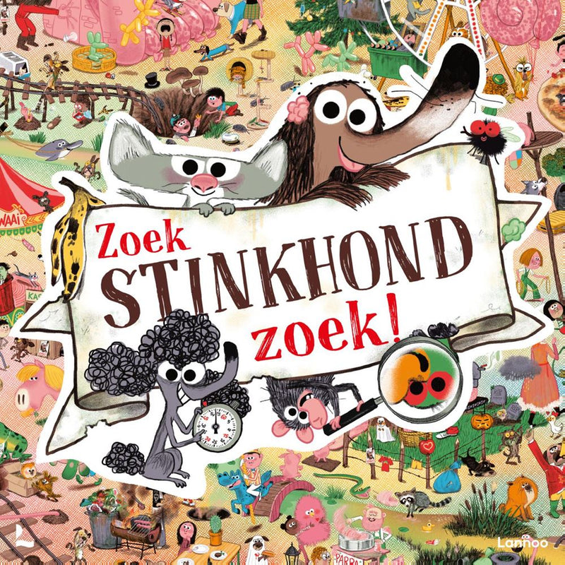 Terra lannoo bordspel stinkhond zoekspel voor kinderen en familie.