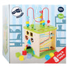 Small foot - houten activiteitenkubus met knikkerbaan, 8dlg.