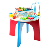 Small foot - houten activiteiten en muziektafel 2in1 - afbeelding 1