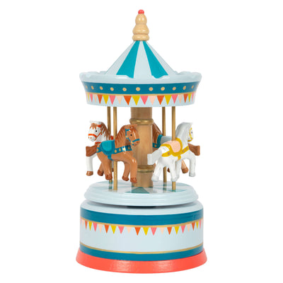 Small foot - houten muziekdoos draaimolen