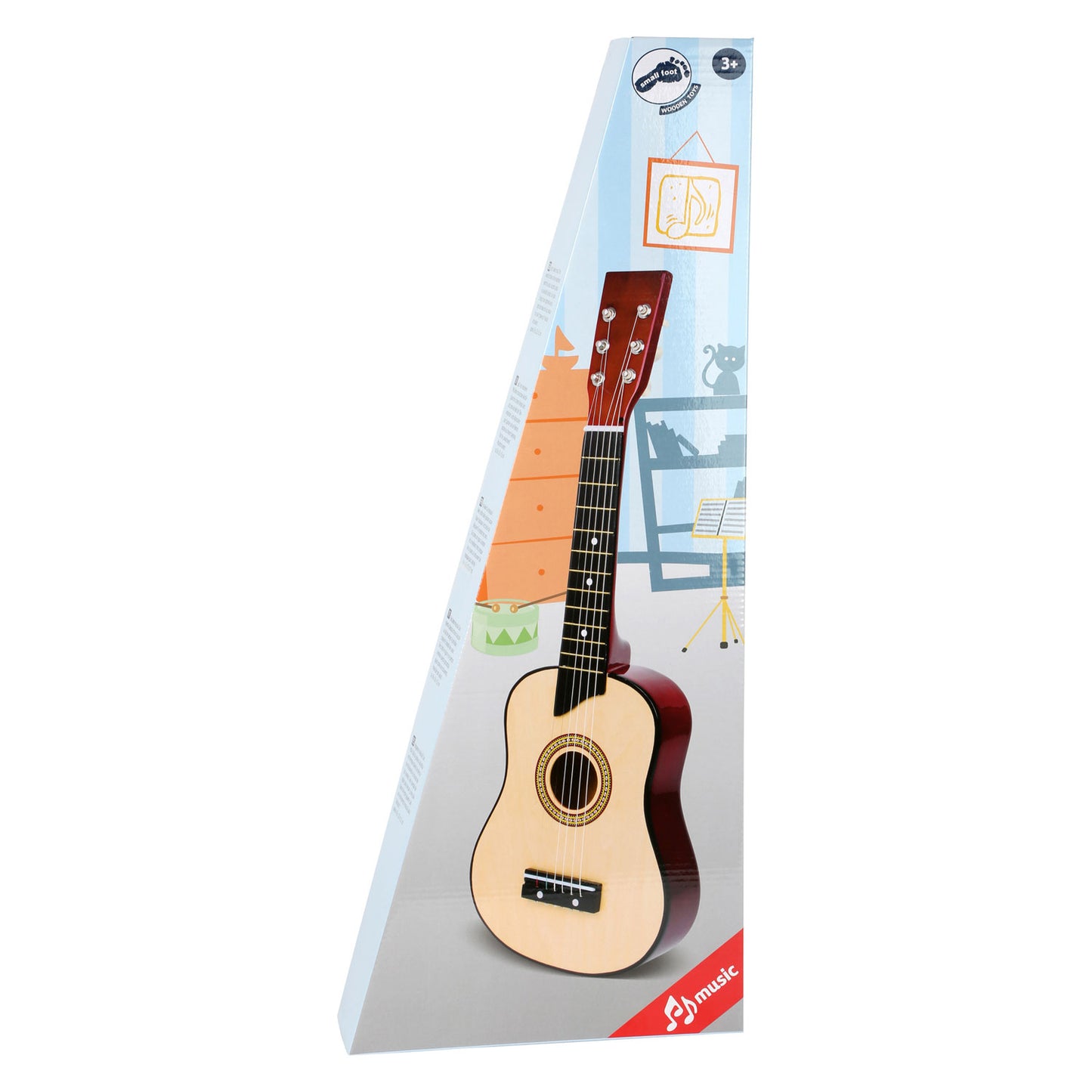 Small foot - houten gitaar klassiek, 65cm