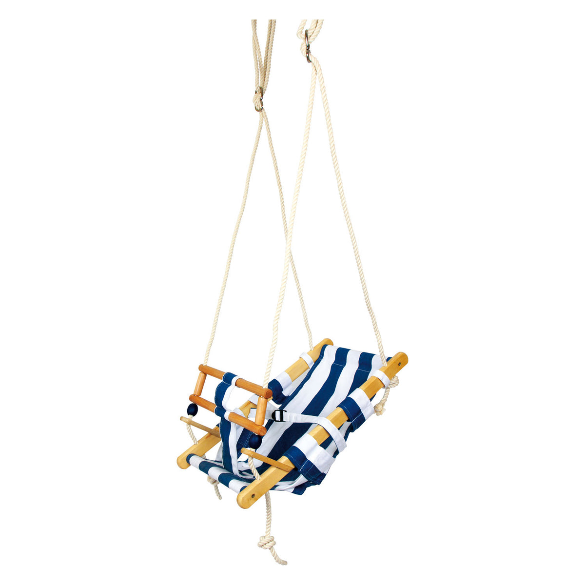 Small foot - houten peuterschommel marineblauw, 120cm