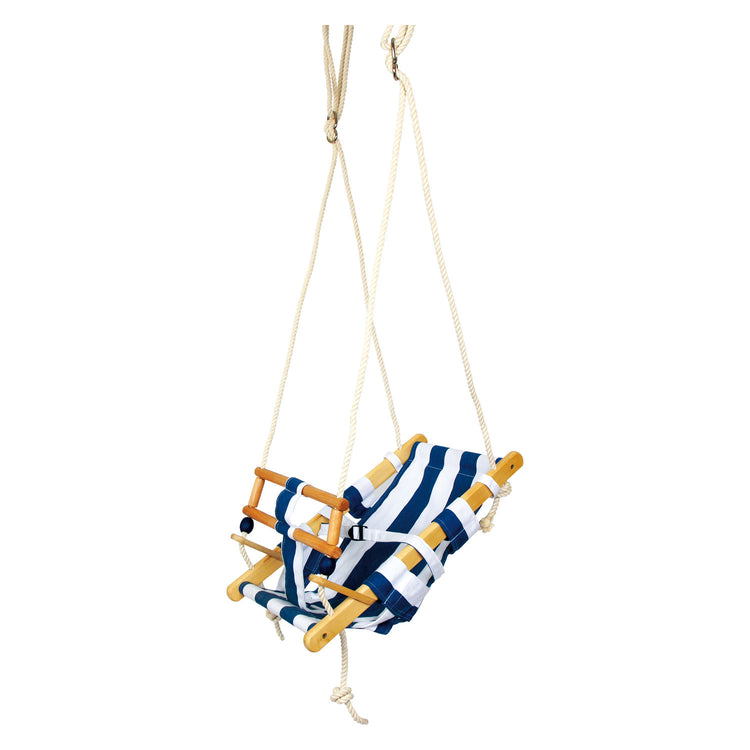 Small foot - houten peuterschommel marineblauw, 120cm