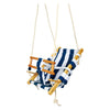 Small foot - houten peuterschommel marineblauw, 120cm