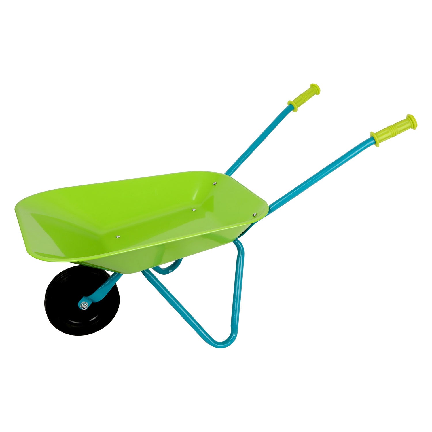 Small foot - tuingereedschap met kruiwagen groen, 8dlg.