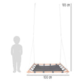 Small foot - nestschommel met houten frame, 100x100cm - afbeelding 5