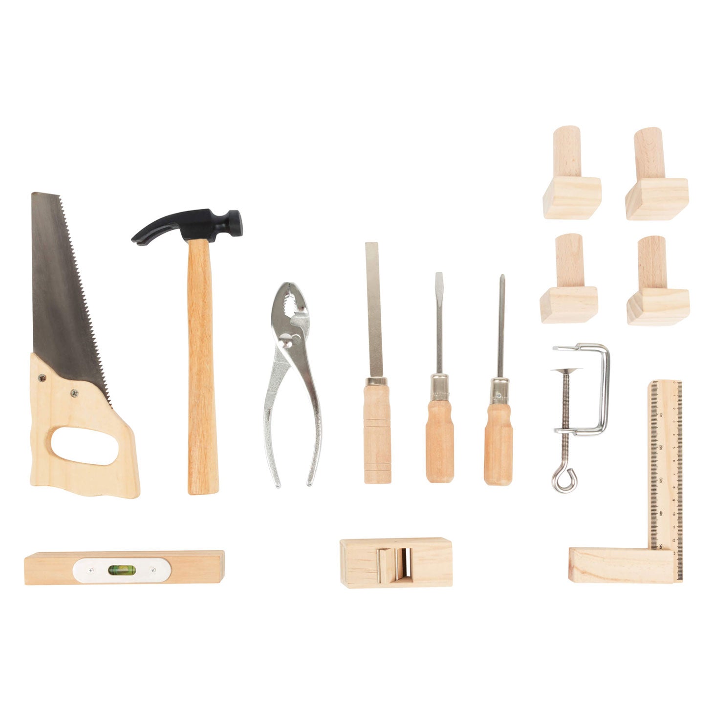 Small foot - houten speelgoedwerkbank blauw met accessoires