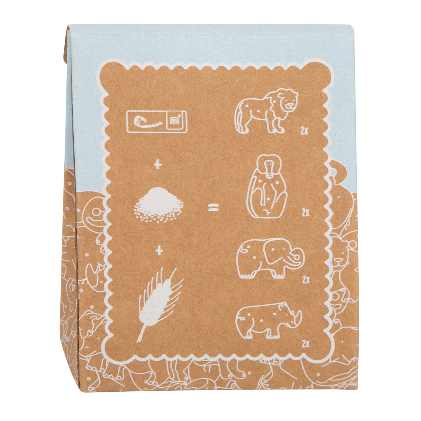 Small foot - houten speeleten dieren crackers, 8dlg.