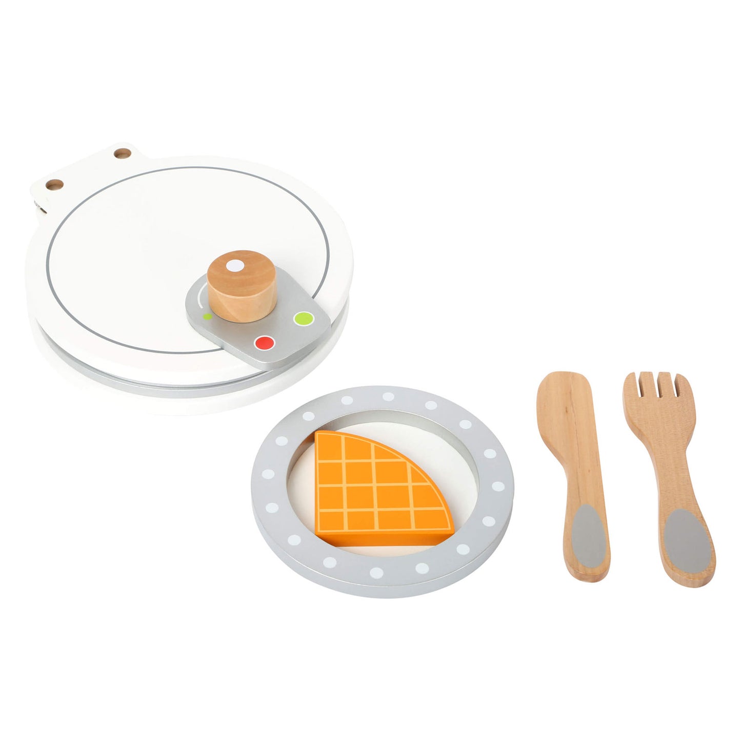 Small foot - houten wafelijzer set, 8dlg.