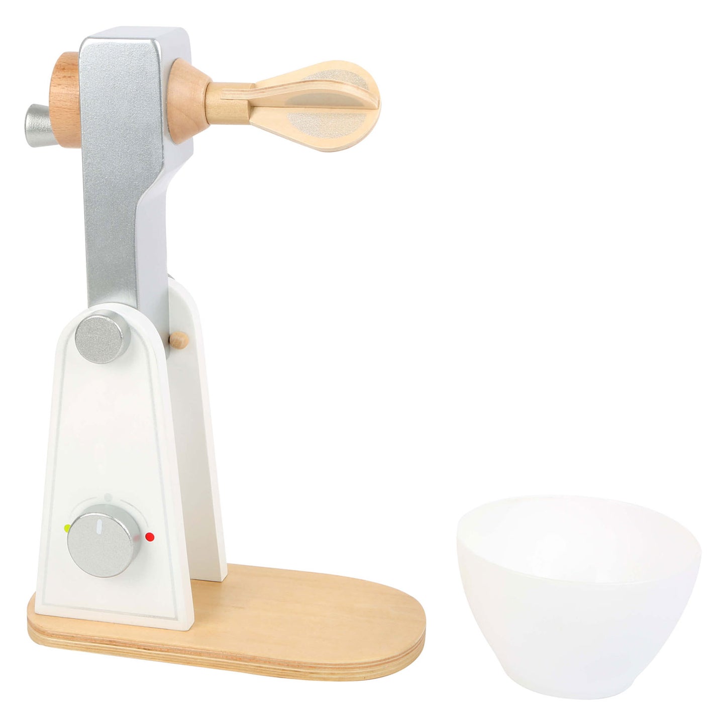 Small foot - houten mixer wit