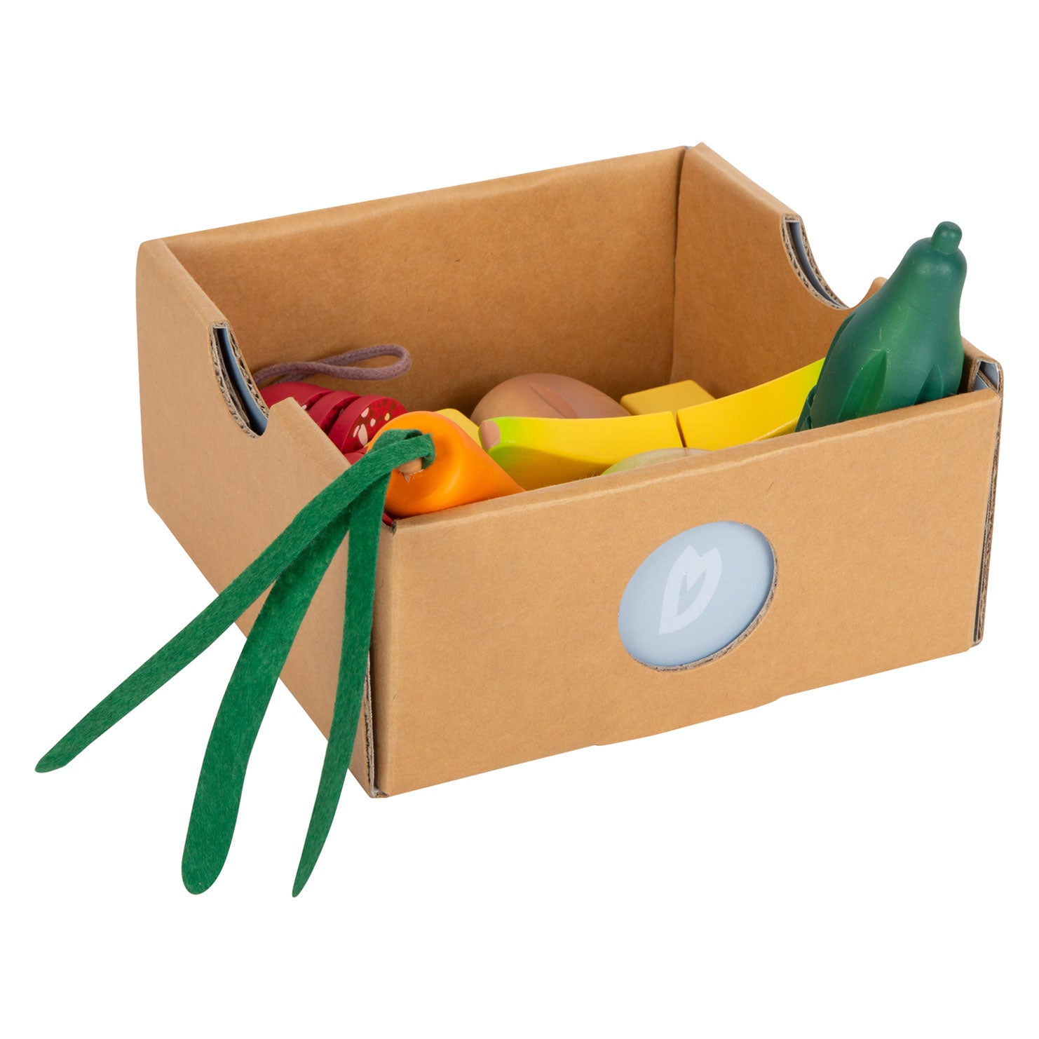 Small foot - houten snij- en speeleten lunch set, 24dlg.