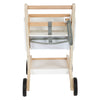 Small foot - houten supermarkt winkelwagen wit